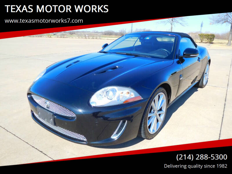 2010 Jaguar XK for sale at TEXAS MOTOR WORKS in Arlington TX