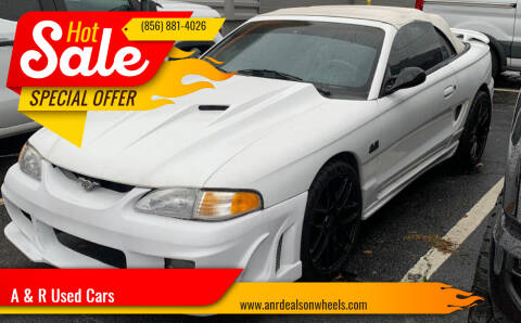 1996 Ford Mustang for sale at A & R Used Cars in Clayton NJ