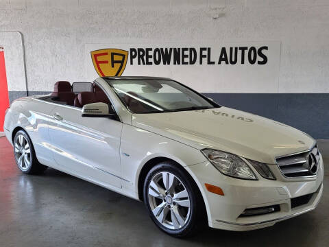 2012 Mercedes-Benz E-Class for sale at Preowned FL Autos in Pompano Beach FL