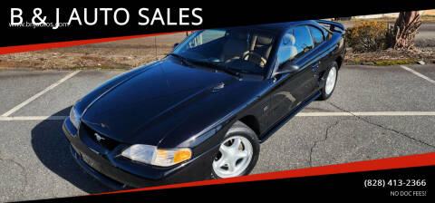 1994 Ford Mustang for sale at B & J AUTO SALES in Morganton NC