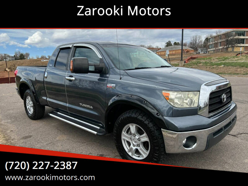 2007 Toyota Tundra for sale at Zarooki Motors in Englewood CO