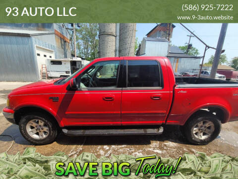 2003 Ford F-150 for sale at 93 AUTO LLC in New Haven MI