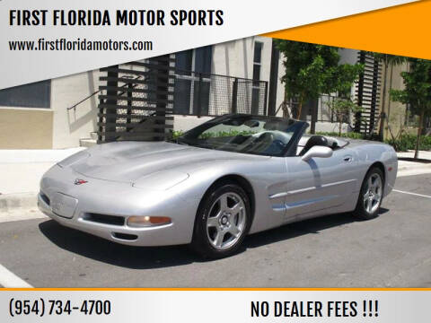 1998 Chevrolet Corvette for sale at FIRST FLORIDA MOTOR SPORTS in Pompano Beach FL