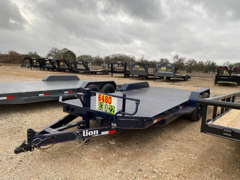 2024 LION - Steel Deck Car Hauler Traile for sale at LJD Sales in Lampasas TX