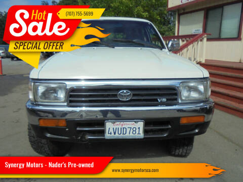 1993 Toyota 4Runner for sale at Synergy Motors - Nader's Pre-owned in Santa Rosa CA