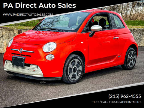 2015 FIAT 500e for sale at PA Direct Auto Sales in Levittown PA