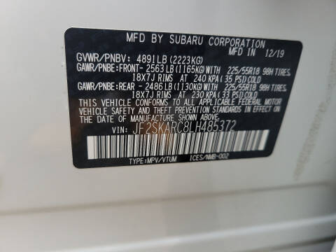 2020 Subaru Forester Sport