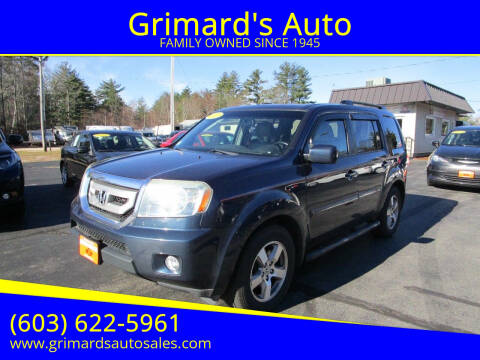 2010 Honda Pilot for sale at Grimard's Auto in Hooksett NH