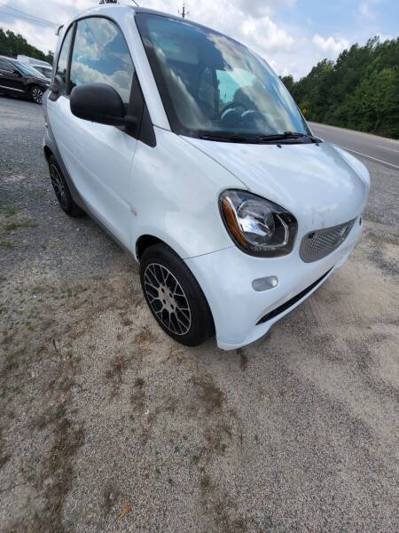 2016 Smart fortwo for sale at Sandhills Motor Sports LLC in Laurinburg NC