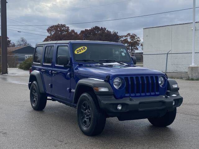 2018 Jeep Wrangler Unlimited for sale at Betten Baker Preowned Center in Twin Lake MI