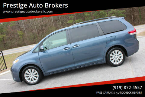 2013 Toyota Sienna for sale at Prestige Auto Brokers in Raleigh NC