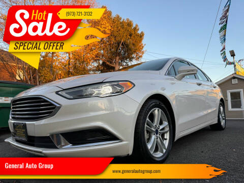 2018 Ford Fusion for sale at General Auto Group in Irvington NJ