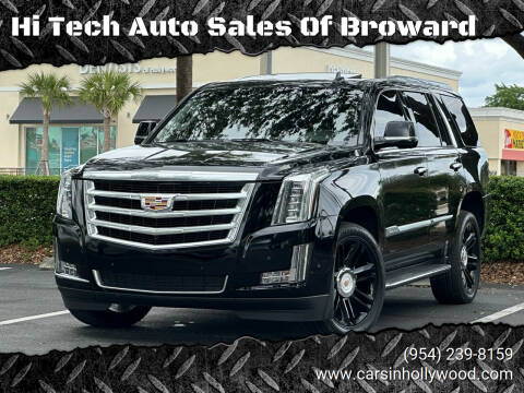 2018 Cadillac Escalade for sale at Hi Tech Auto Sales Of Broward in Hollywood FL