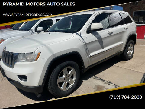 2012 Jeep Grand Cherokee for sale at PYRAMID MOTORS AUTO SALES in Florence CO