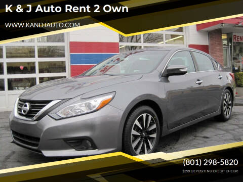 2018 Nissan Altima for sale at K & J Auto Rent 2 Own in Bountiful UT