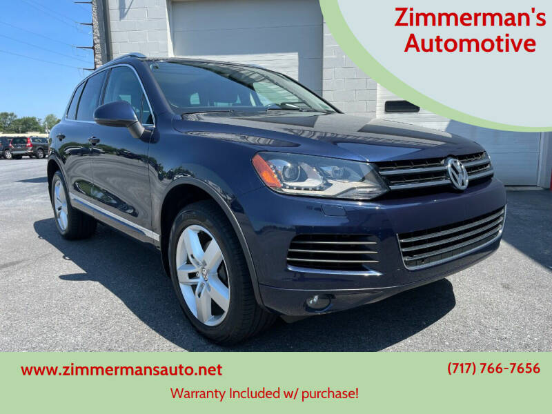 2014 Volkswagen Touareg for sale at Zimmerman's Automotive in Mechanicsburg PA