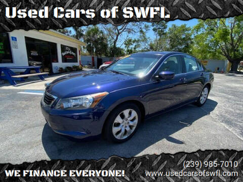 2009 Honda Accord for sale at Used Cars of SWFL in Fort Myers FL