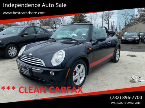 2007 MINI Cooper for sale at Independence Auto Sale in Bordentown NJ