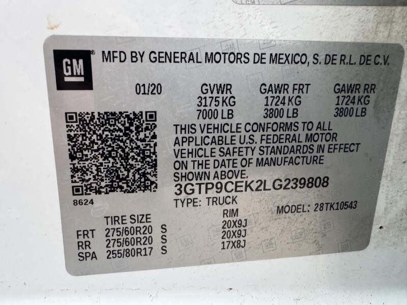 2020 GMC Sierra 1500