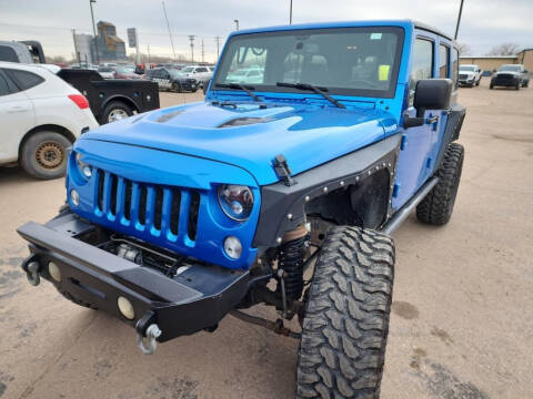 2015 Jeep Wrangler Unlimited for sale at Tony Peckham @ Korf Motors in Sterling CO