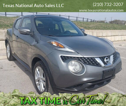 2016 Nissan JUKE for sale at Texas National Auto Sales LLC in San Antonio TX