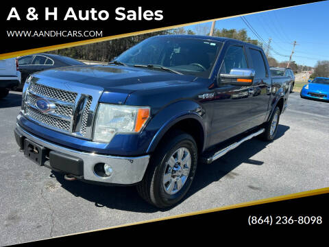 2011 Ford F-150 for sale at A & H Auto Sales in Greenville SC