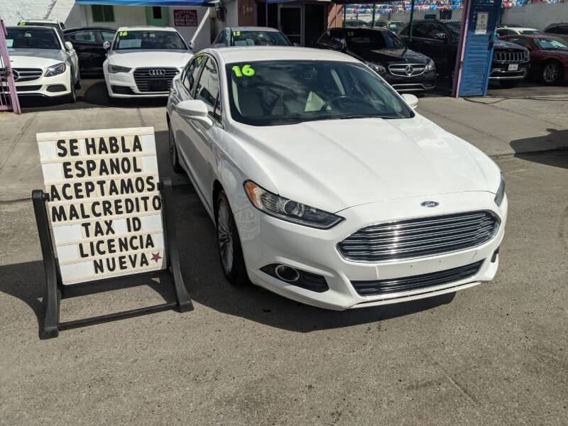 2016 Ford Fusion for sale at Cedano Auto Mall Inc in Bronx NY
