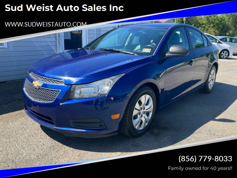 2013 Chevrolet Cruze for sale at Sud Weist Auto Sales Inc in Maple Shade NJ