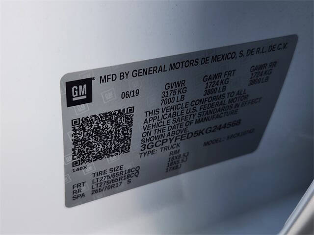 2019 Chevrolet Silverado 1500