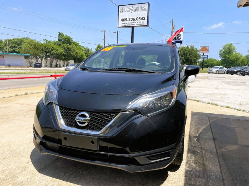 2018 Nissan Versa Note for sale at Shock Motors in Garland TX