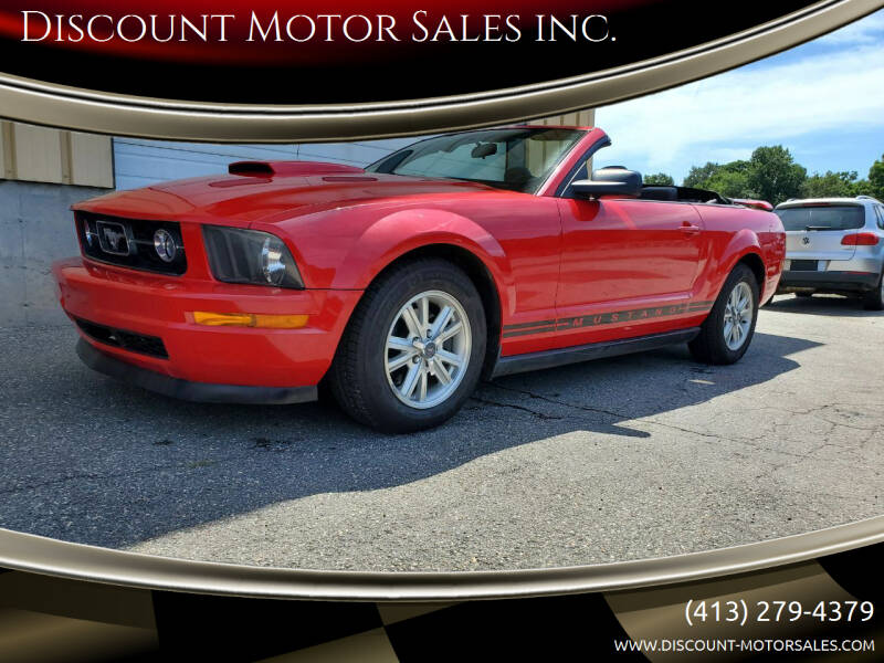 2006 Ford Mustang for sale at Discount Motor Sales inc. in Ludlow MA