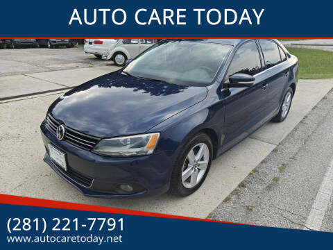 2012 Volkswagen Jetta for sale at AUTO CARE TODAY in Spring TX