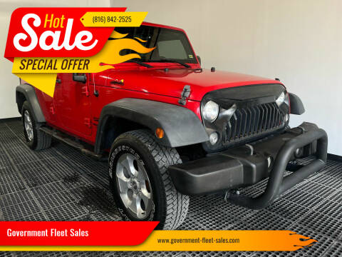 2015 Jeep Wrangler Unlimited for sale at Government Fleet Sales in Kansas City MO