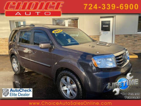 2013 Honda Pilot for sale at CHOICE AUTO SALES in Murrysville PA