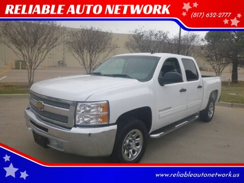 2012 Chevrolet Silverado 1500 for sale at RELIABLE AUTO NETWORK in Arlington TX