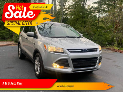 2016 Ford Escape for sale at A & B Auto Cars in Newark NJ