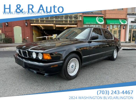 1993 BMW 7 Series for sale at H & R Auto in Arlington VA