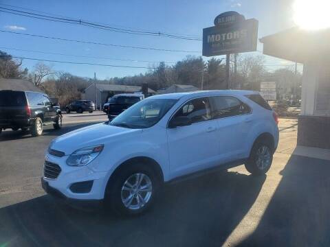 2016 Chevrolet Equinox for sale at Route 106 Motors in East Bridgewater MA