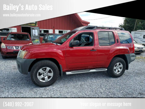 2009 Nissan Xterra for sale at Bailey's Auto Sales in Cloverdale VA