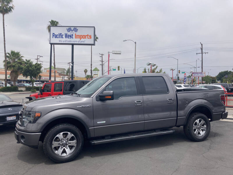 2013 Ford F-150 for sale at Pacific West Imports in Los Angeles CA