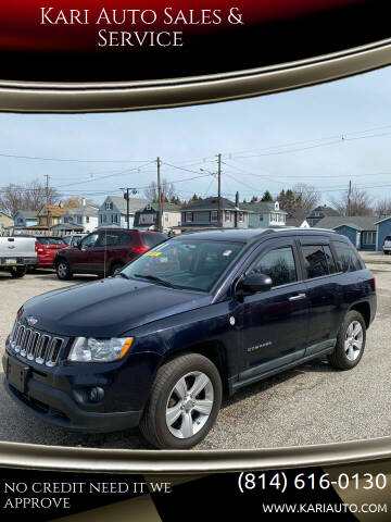 2011 Jeep Compass for sale at Kari Auto Sales & Service in Erie PA