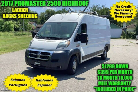 2017 RAM ProMaster for sale at D&D Auto Sales, LLC in Rowley MA