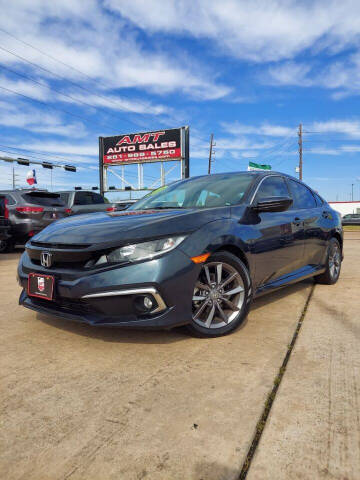 2020 Honda Civic for sale at AMT AUTO SALES LLC in Houston TX
