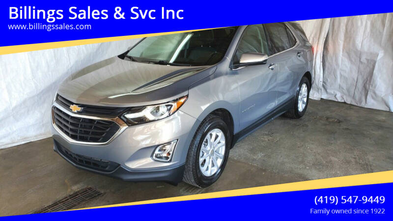 2019 Chevrolet Equinox for sale at Billings Sales & Svc Inc in Clyde OH