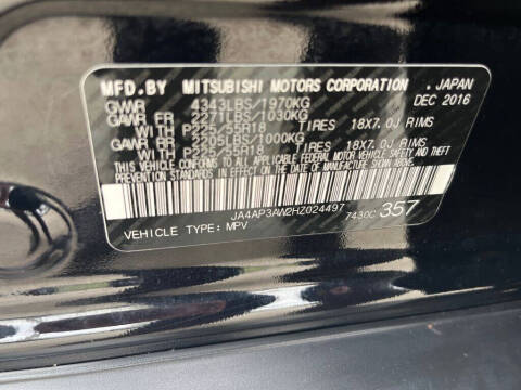 2017 Mitsubishi Outlander Sport 2.4 SE