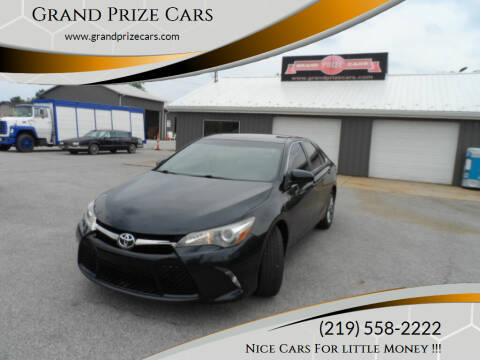 2015 Toyota Camry for sale at Grand Prize Cars in Cedar Lake IN