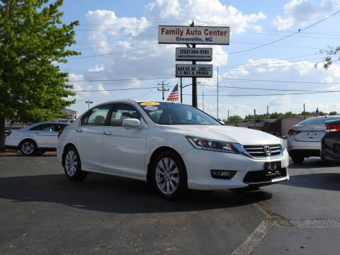2013 Honda Accord for sale at FAMILY AUTO CENTER in Greenville NC
