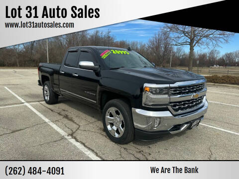 2016 Chevrolet Silverado 1500 for sale at Lot 31 Auto Sales in Kenosha WI