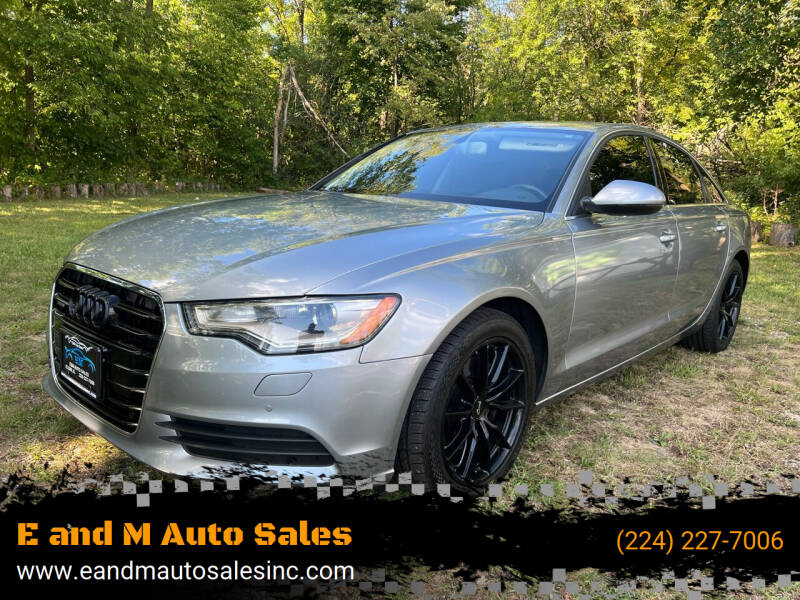 2013 Audi A6 for sale at E and M Auto Sales in Elgin IL