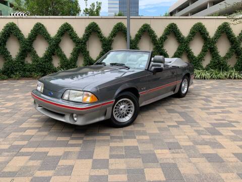 1989 Ford Mustang for sale at ROGERS MOTORCARS in Houston TX